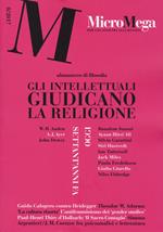 Micromega (2017). Vol. 8: Gli intellettuali giudicano la religione