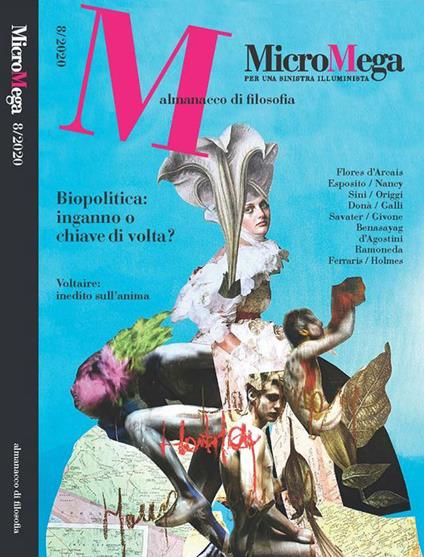 Micromega (2020). Vol. 8: Almanacco di filosofia. Biopolitica: inganno o chiave di volta? - copertina