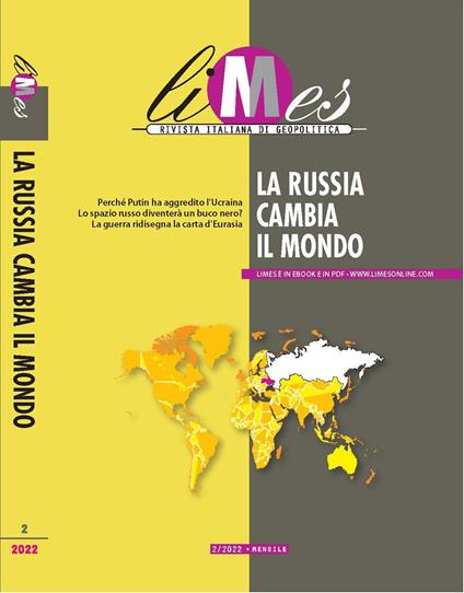 Limes. Rivista italiana di geopolitica (2022). Vol. 2: Russia cambia il mondo, La. - copertina