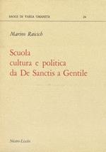 Scuola, cultura politica da De Sanctis a Gentile