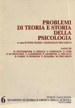 Problemi di teoria e storia della psicologia