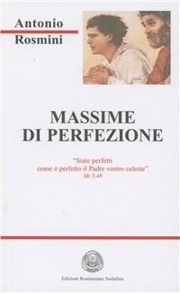 Massime di perfezione - Antonio Rosmini - copertina