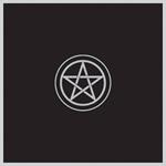 Tarot Cloth Pentacle Black Tp02