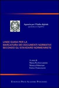Linee guida per la marcatura dei documenti normativi secondo gli standard normeinrete - copertina