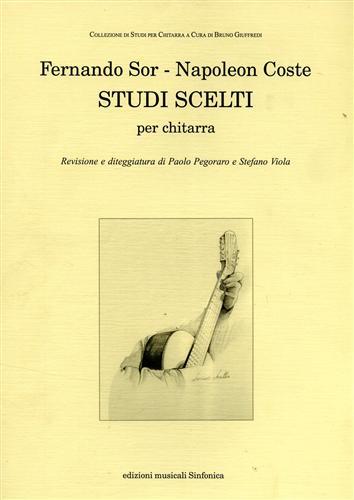 Studi scelti chitarra - Napoleon Coste,Fernando Sor - copertina