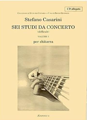 Sei studi da concerto + cd - Stefano Casarini - copertina