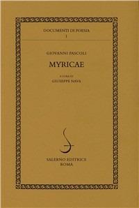 Myricae - Giovanni Pascoli - copertina
