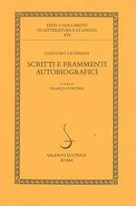 Scritti e frammenti autobiografici