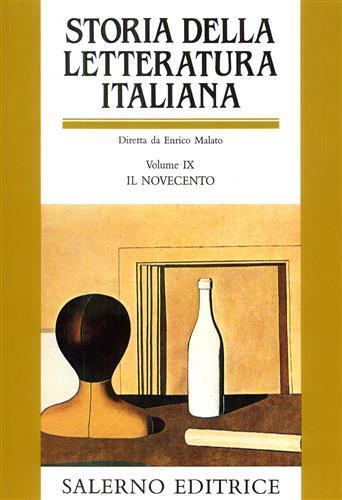 Storia della letteratura italiana. Vol. 9: Il Novecento - copertina