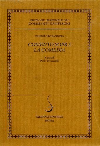 Comento sopra la Comedia - Cristoforo Landino - 2