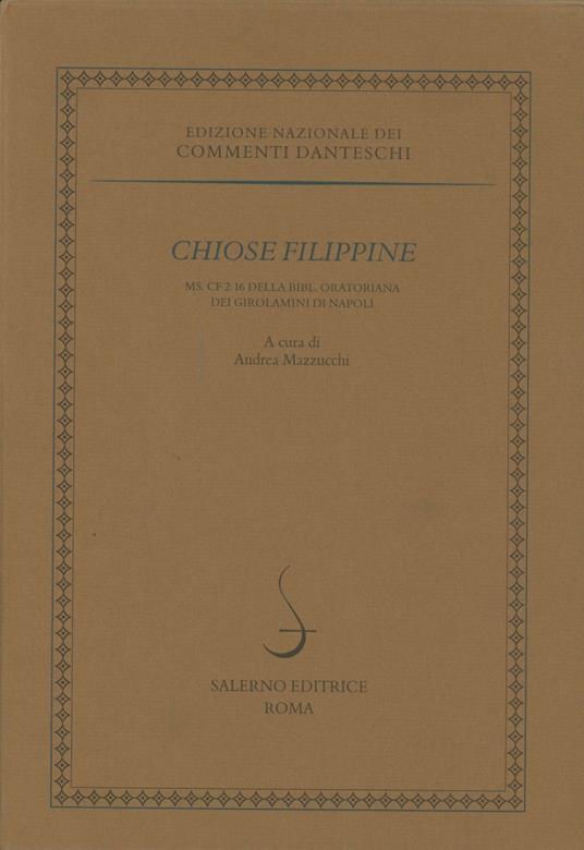 Chiose Filippine - copertina