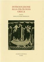 Introduzione alla filologia greca