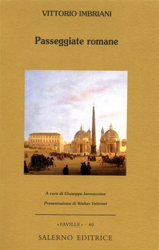 Passeggiate romane - Vittorio Imbriani - copertina