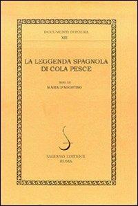 La leggenda di Cola Pesce. Una versione spagnola del secolo XVII - copertina