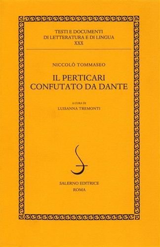 Perticari confutato da Dante - Niccolò Tommaseo - copertina