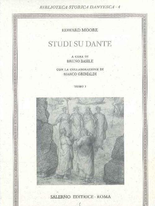 Studi su Dante - Edward Moore - copertina