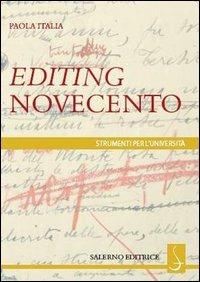 Editing Novecento - Paola Italia - copertina