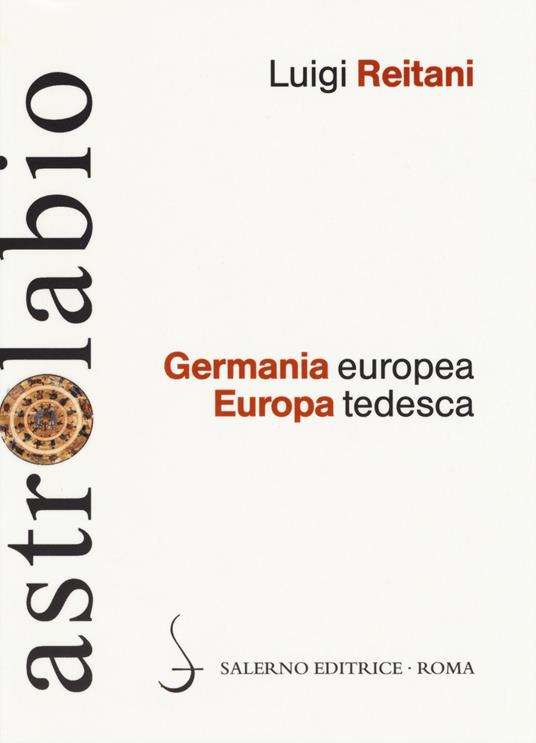 Germania europea, Europa tedesca - Luigi Reitani - copertina