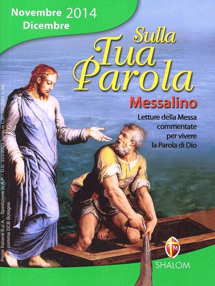 Sulla tua parola. Letture della messa per vivere la parola di Dio. Novembre-dicembre 2014 - copertina