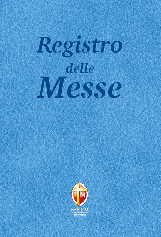 Registro delle messe - copertina