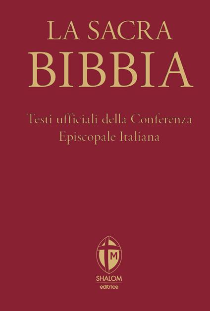 La Sacra Bibbia. Edizione media. Tela rossa - copertina