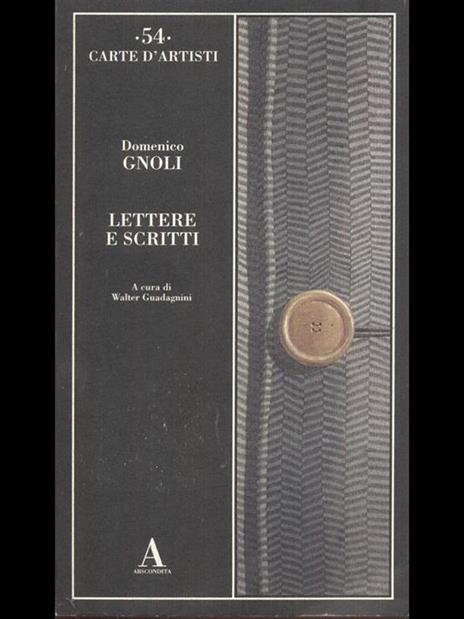 Lettere e scritti - Domenico Gnoli - 2