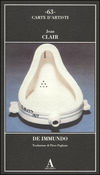 De immundo - Jean Clair - copertina