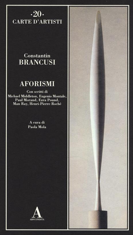 Aforismi - Constantin Brancusi - copertina