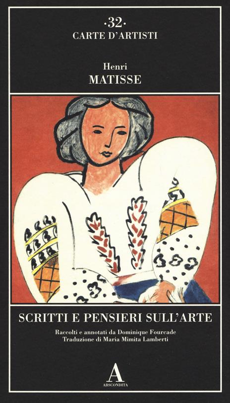 Scritti e pensieri sull'arte - Henri Matisse - copertina