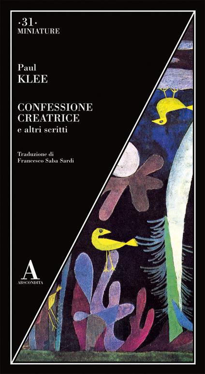 Confessione creatrice e altri scritti - Paul Klee - copertina