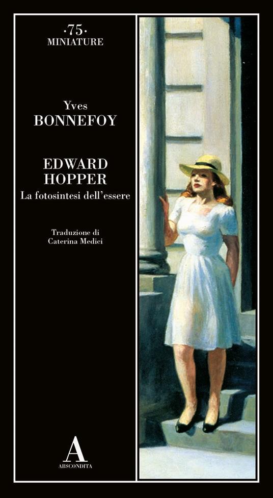 Edward Hopper. La fotosintesi dell'essere - Yves Bonnefoy - copertina