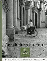 Annali di architettura. Vol. 20 - copertina
