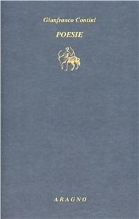 Poesie - Gianfranco Contini - copertina