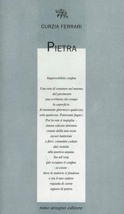 Pietra - Curzia Ferrari - copertina