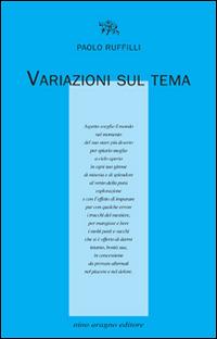 Variazioni sul tema - Paolo Ruffilli - copertina