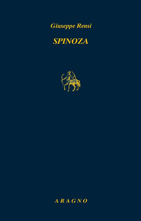 Spinoza - Giuseppe Rensi - copertina