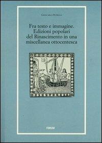 Fra testo e immagine. Edizioni popolari del Rinascimento in una miscellanea ottocentesca - Giancarlo Petrella - copertina