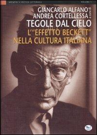 Tegole dal cielo. L'«effetto Beckett» nella cultura italiana - copertina