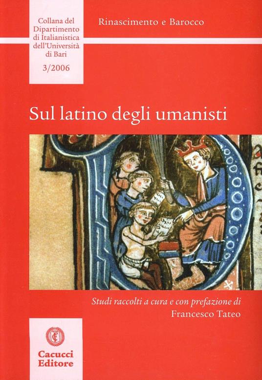 Sul latino degli umanisti - Francesco Tateo - copertina