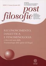 Post filosofie. Riconoscimento, dialettica e fenomenologia a duecent'anni dalla fenomenologia dello spirito di Hegel