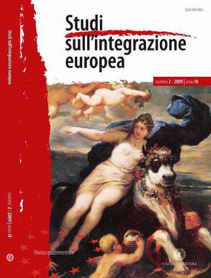 Studi sull'integrazione europea (2009). Vol. 2 - copertina