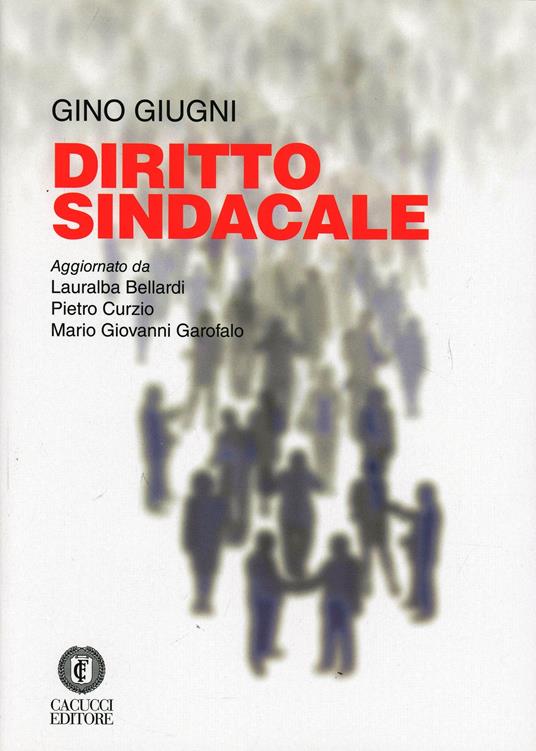 Diritto sindacale - Gino Giugni - copertina