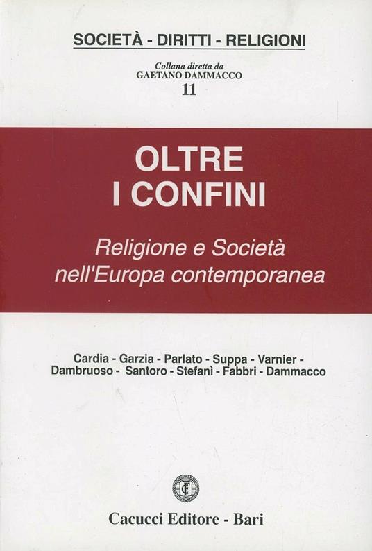 Oltre i confini. Religione e società nell'Europa contemporanea - copertina