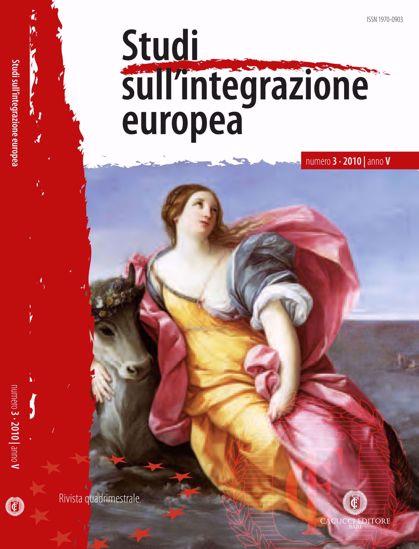 Studi sull'integrazione europea (2006). Vol. 3 - copertina