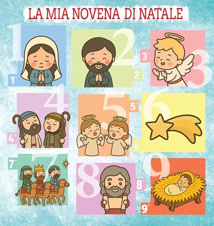 La mia novena di Natale. Ediz. a caratteri grandi. Con Poster Presepio - copertina