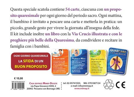 Quarcard. Le carte della Quaresima con la sfida dei buoni propositi. Con 54 Carte - 3