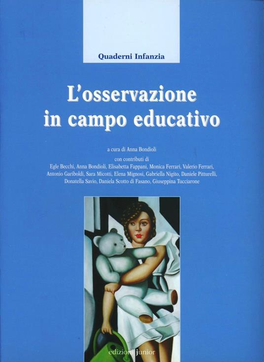 L'osservazione in campo educativo - copertina