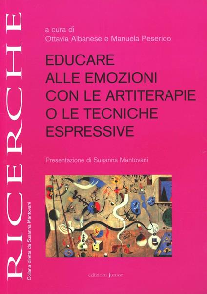 Educare alle emozioni con le artiterapie o le tecniche espressive - copertina