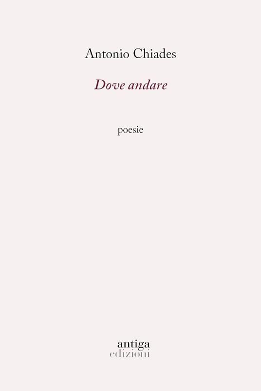 Dove andare - Antonio Chiades - copertina