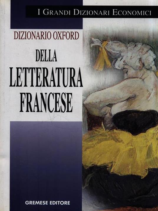 Dizionario della letteratura francese - 3